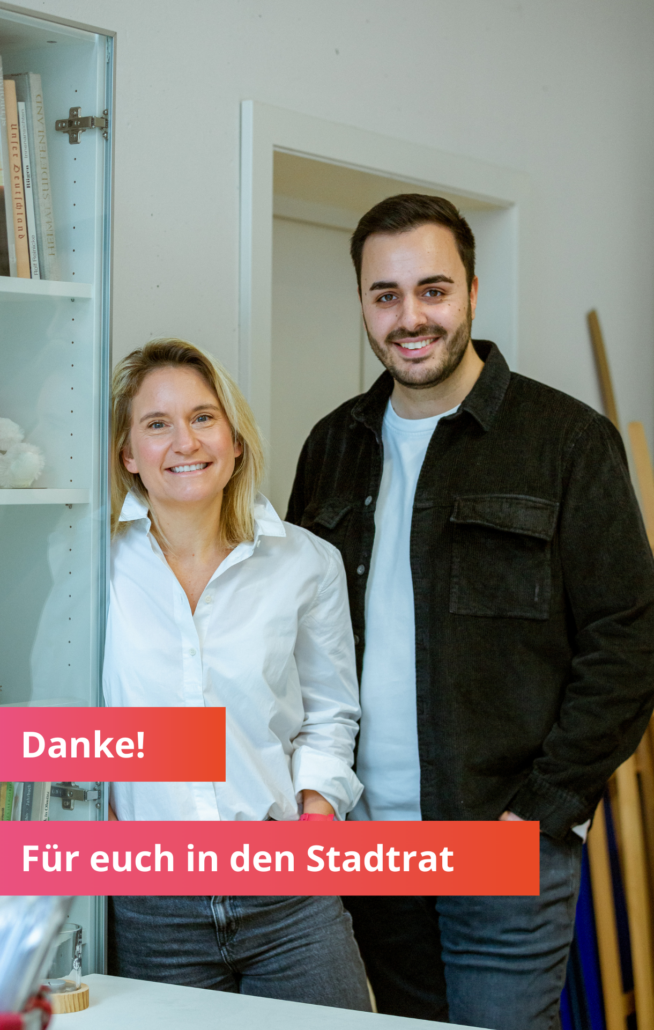 Für euch in den Stadtradt